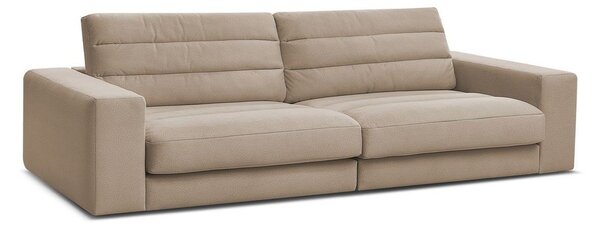 Кафяво-сив кадифен диван 276 cm Sierra – Bobochic Paris