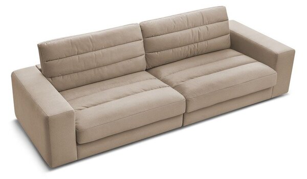 Кафяво-сив кадифен диван 276 cm Sierra – Bobochic Paris