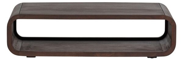 Масичка за кафе от масивно манго в тъмно естествен цвят 60x120 cm Kinu – WOOOD