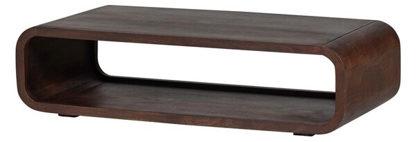 Масичка за кафе от масивно манго в тъмно естествен цвят 60x120 cm Kinu – WOOOD