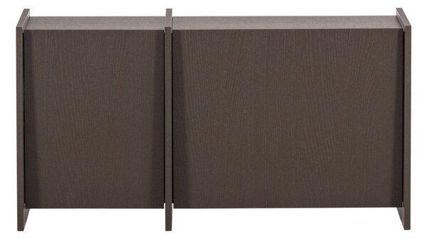 Тъмнокафява маса за телевизор от декор от ясен 102x53x44 cm Brock – WOOOD