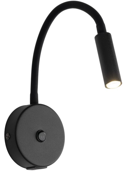 LED Стенна лампа с USB port LAGOS 1xG9/3W/5V черен