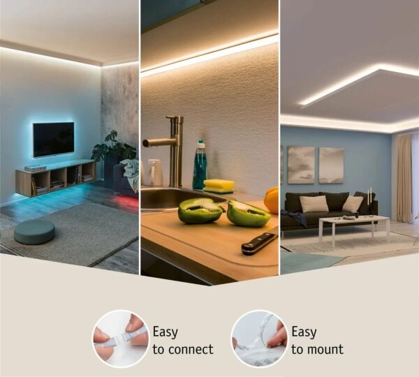 Paulmann 70670 - LED/35W IP44 Димируема лента за баня MAXLED 3 m 2700K 230V