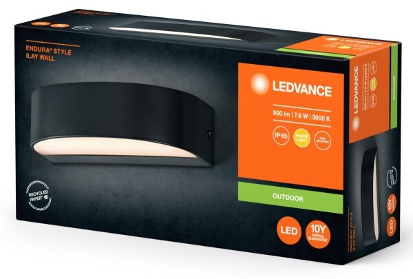 Ledvance - LED Екстериорен аплик ENDURA STYLE ILAY 2xLED/3,8W/230V IP65