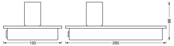 Ledvance - Сензорна настолна лампа с USB connector DECOR WOOD 1xE27/8W/230V