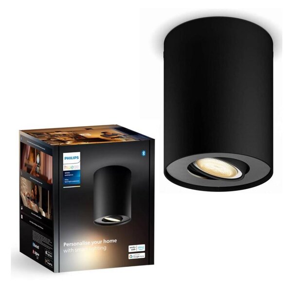 Philips - LED Димируем спот Hue PILLAR 1xGU10/4,2W/230V черен