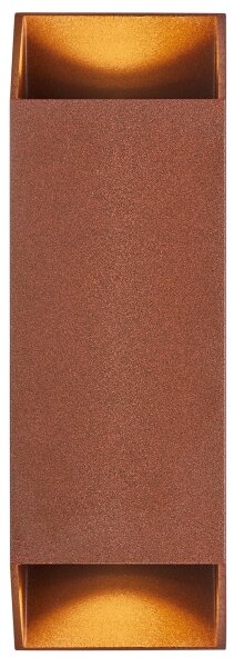 Nordlux - Екстериорен аплик NICO 2xGU10/35W/230V IP54 кафяв