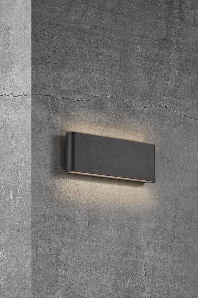 Nordlux - LED Екстериорен аплик KINVER LED/10W/230V IP54 черен