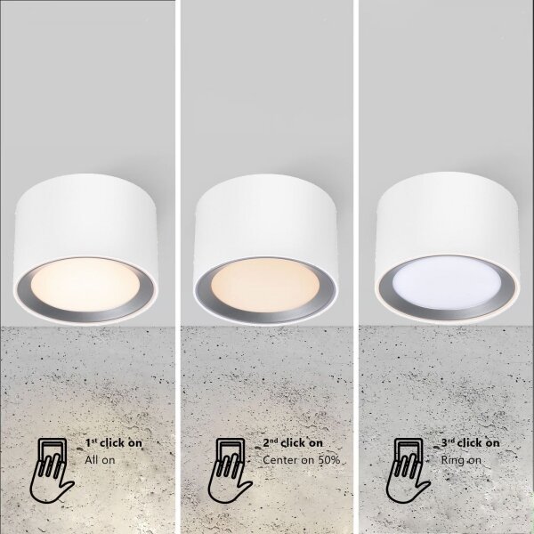 Nordlux - LED спот за баня LANDON LED/6,5W/230V IP44 бял