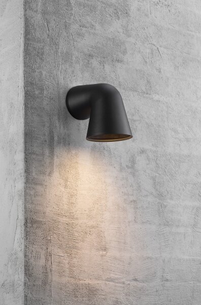 Nordlux - Екстериорен аплик FRONT 1xGU10/28W/230V IP44 черен