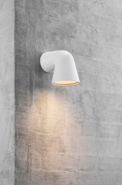 Nordlux - Екстериорен аплик FRONT 1xGU10/28W/230V IP44 бял