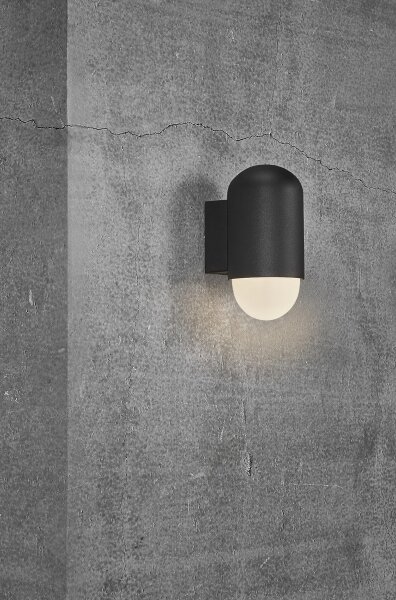 Nordlux - Екстериорен аплик HEKA 1xE27/60W/230V IP54 черен