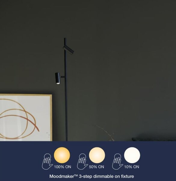 Nordlux - LED Димируем лампион OMARI 2xLED/3,2W/230V черен