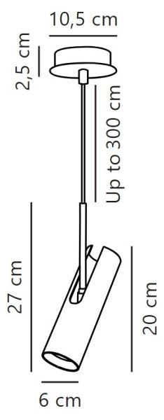 DFTP by Nordlux - Пендел MIB 1xGU10/8W/230V черен