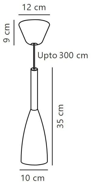 DFTP by Nordlux - Пендел PURE 1xE27/40W/230V