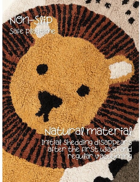 Памучен детски килим подходящ за пране/ръчно изработен 140x200 cm Snuggle Zoey – Hanse Home