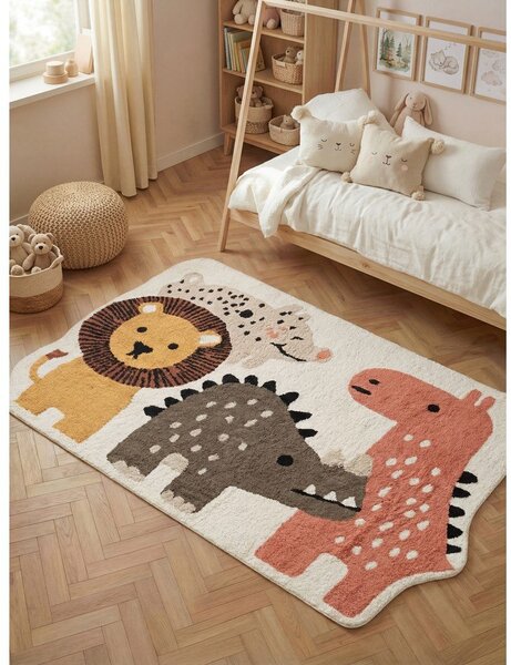 Памучен детски килим подходящ за пране/ръчно изработен 140x200 cm Snuggle Zoey – Hanse Home