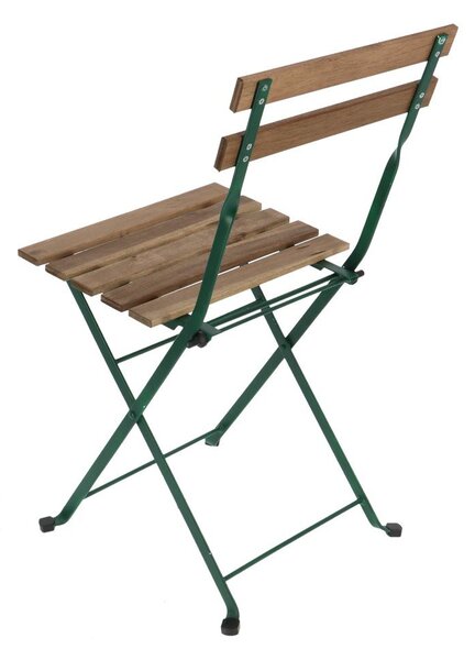 Зелен и бежов метален градински стол - Esschert Design