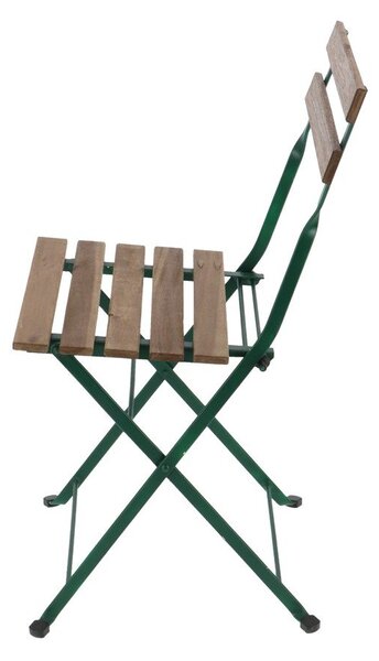 Зелен и бежов метален градински стол - Esschert Design