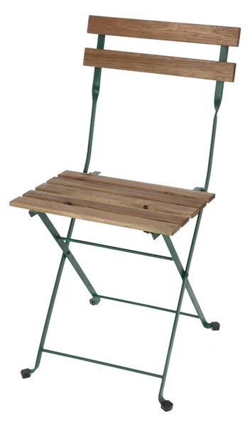 Зелен и бежов метален градински стол - Esschert Design