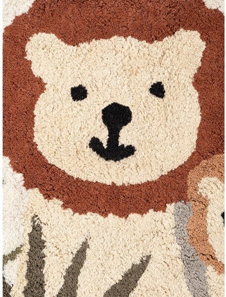 Кремав памучен детски килим подходящ за пране/ръчно изработен 140x200 cm Snuggle Lionel – Hanse Home