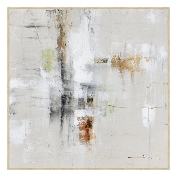 Ръчно рисувана картина с включена рамка/върху платно 103x103 cm Bold – Bizzotto