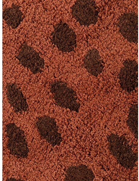 Кафяв памучен детски килим подходящ за пране/ръчно изработен 120x149 cm Snuggle Berry – Hanse Home