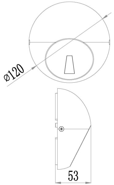 Deko-Light 731111-LED Екстериорен аплик AQUILAE 3,5W/230V IP65 антрацит