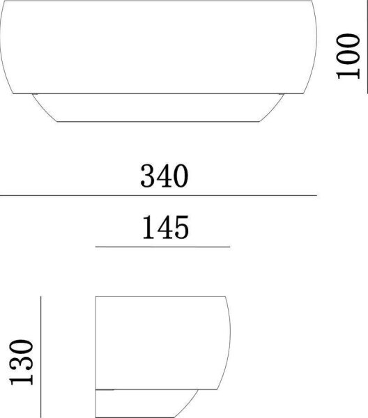 Deko-Light 341206 - Аплик TWYNNDA 1xE14/40W/230V бял