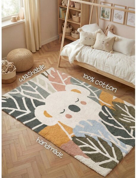 Памучен детски килим подходящ за пране/ръчно изработен 140x200 cm Snuggle Tabea – Hanse Home