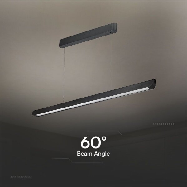 LED полилей на кабел 36W 230V 3000/4000/6400K черен