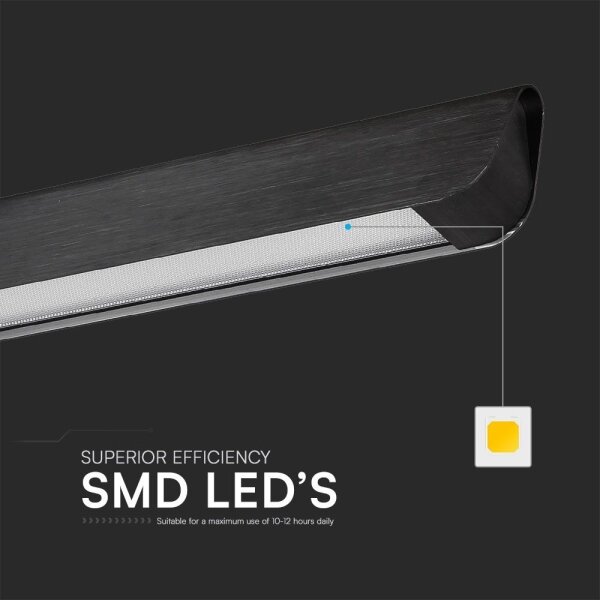 LED полилей на кабел 36W 230V 3000/4000/6400K черен