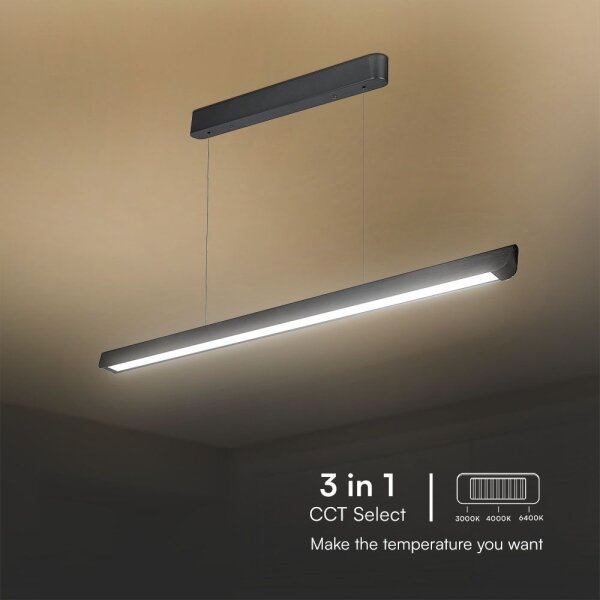 LED полилей на кабел 36W 230V 3000/4000/6400K черен