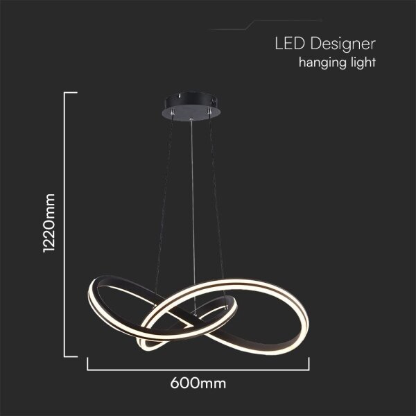 LED Пендел LED/40W/230V