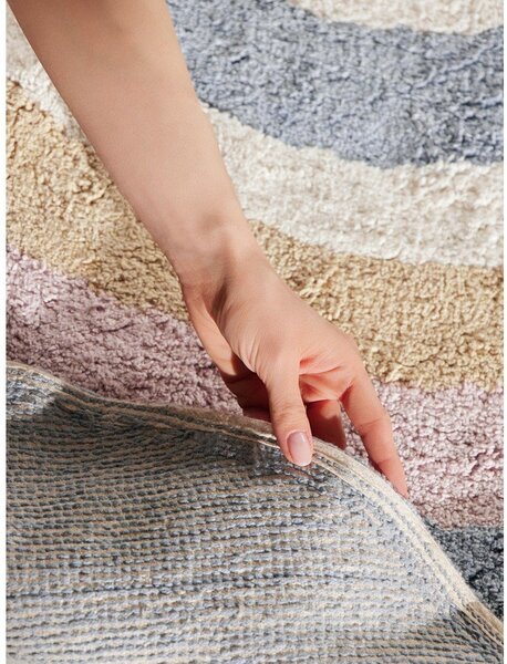 Кремав памучен детски килим подходящ за пране/ръчно изработен 140x200 cm Snuggle Nappi – Hanse Home