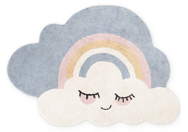 Кремав памучен детски килим подходящ за пране/ръчно изработен 140x200 cm Snuggle Nappi – Hanse Home