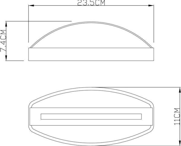 Deko-Light 731093 -LED Екстериорен аплик ERIDANI 13W/230V IP44 антрацит