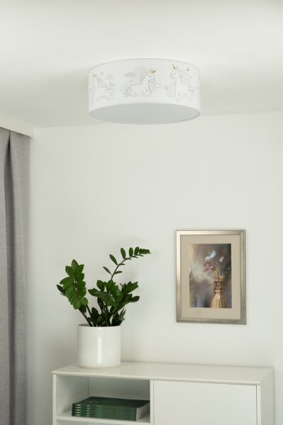 Duolla - LED детско таванно осветление CORTINA LED/26W/230V пр. 40 см 4000K