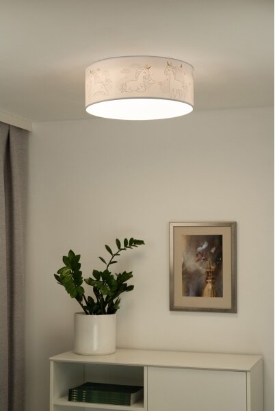 Duolla - LED детско таванно осветление CORTINA LED/26W/230V пр. 40 см 4000K