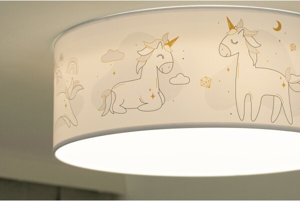 Duolla - LED детско таванно осветление CORTINA LED/26W/230V пр. 40 см 4000K