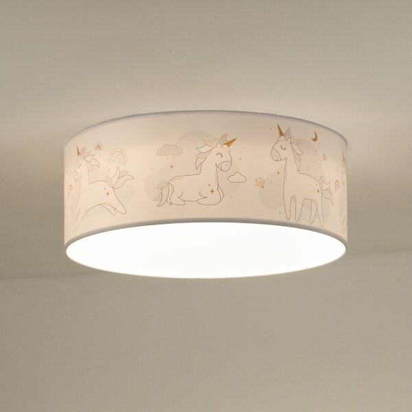Duolla - LED детско таванно осветление CORTINA LED/26W/230V пр. 40 см 4000K