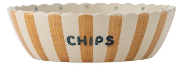 Жълта/кремава керамична купа ø 24 cm Chip – Bloomingville