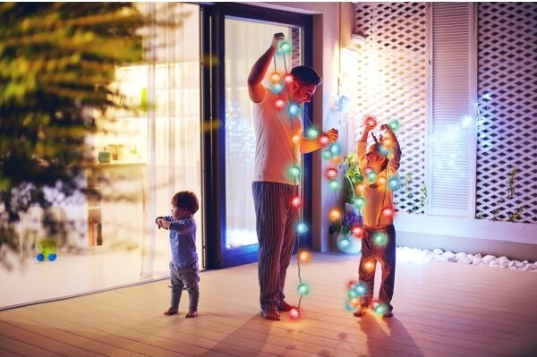 Retlux - LED външна гирлянда 40xLED/15m IP44 многоцветна