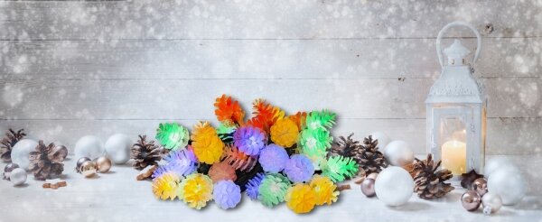 Retlux - LED външна гирлянда 40xLED/15m IP44 многоцветна