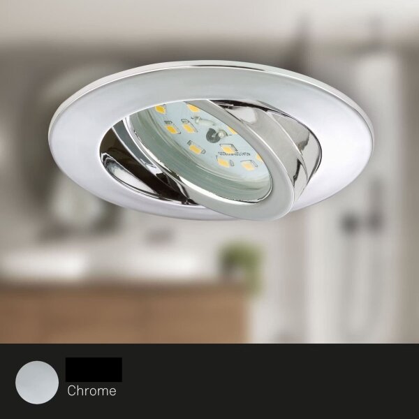 Briloner 7209-038 - К-кт 3x LED Лампа за вграждане в баня LED/5W/230V IP23