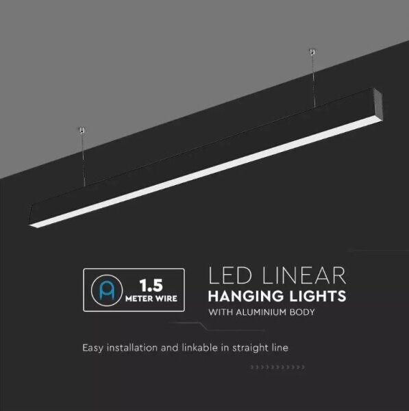 LED Висящ полилей SAMSUNG CHIP LED/40W/230V 3000K/4000K/6400K