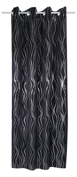 Черна завеса 135x245 cm Waves – Sehlbach