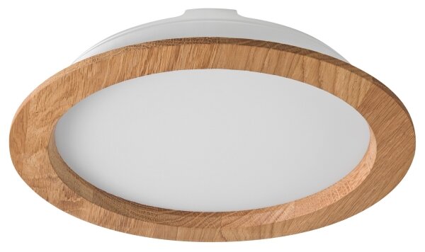 LED Лампа за окачен таван WOODY SPOT LED/23,5W/230V 4000K дъб ø 23,5 см