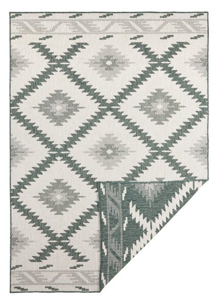 Зелен и кремав килим за открито , 170 x 120 cm Malibu - NORTHRUGS