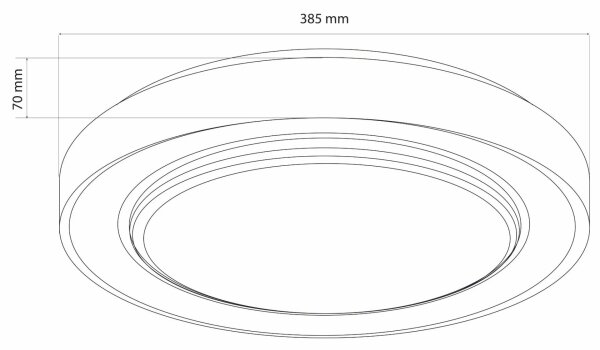 LED Димируем плафон ZYGMUNT LED/48W/230V 3000-6000K + д.у